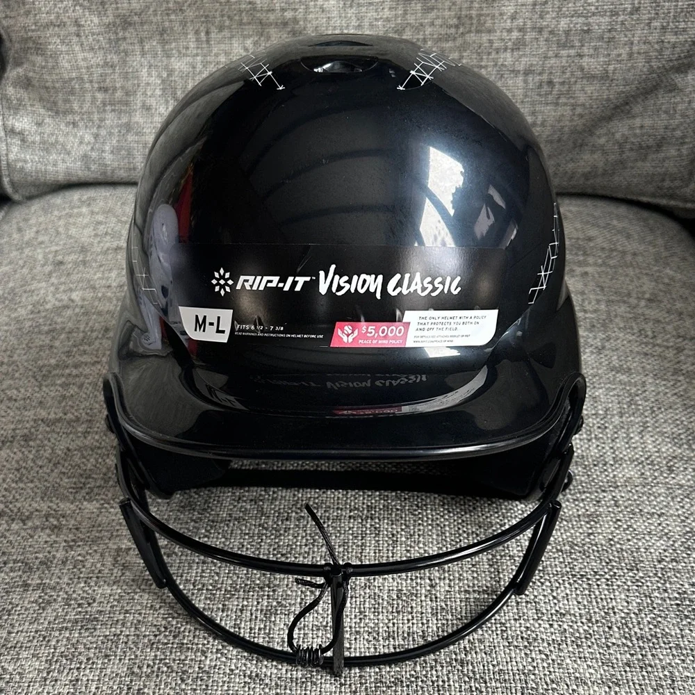 RIP-IT Vision Classic Black Kids Face Mask